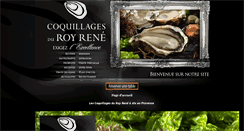 Desktop Screenshot of coquillagesduroyrene.com