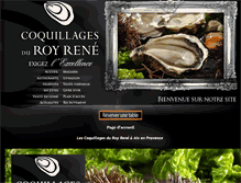 Tablet Screenshot of coquillagesduroyrene.com